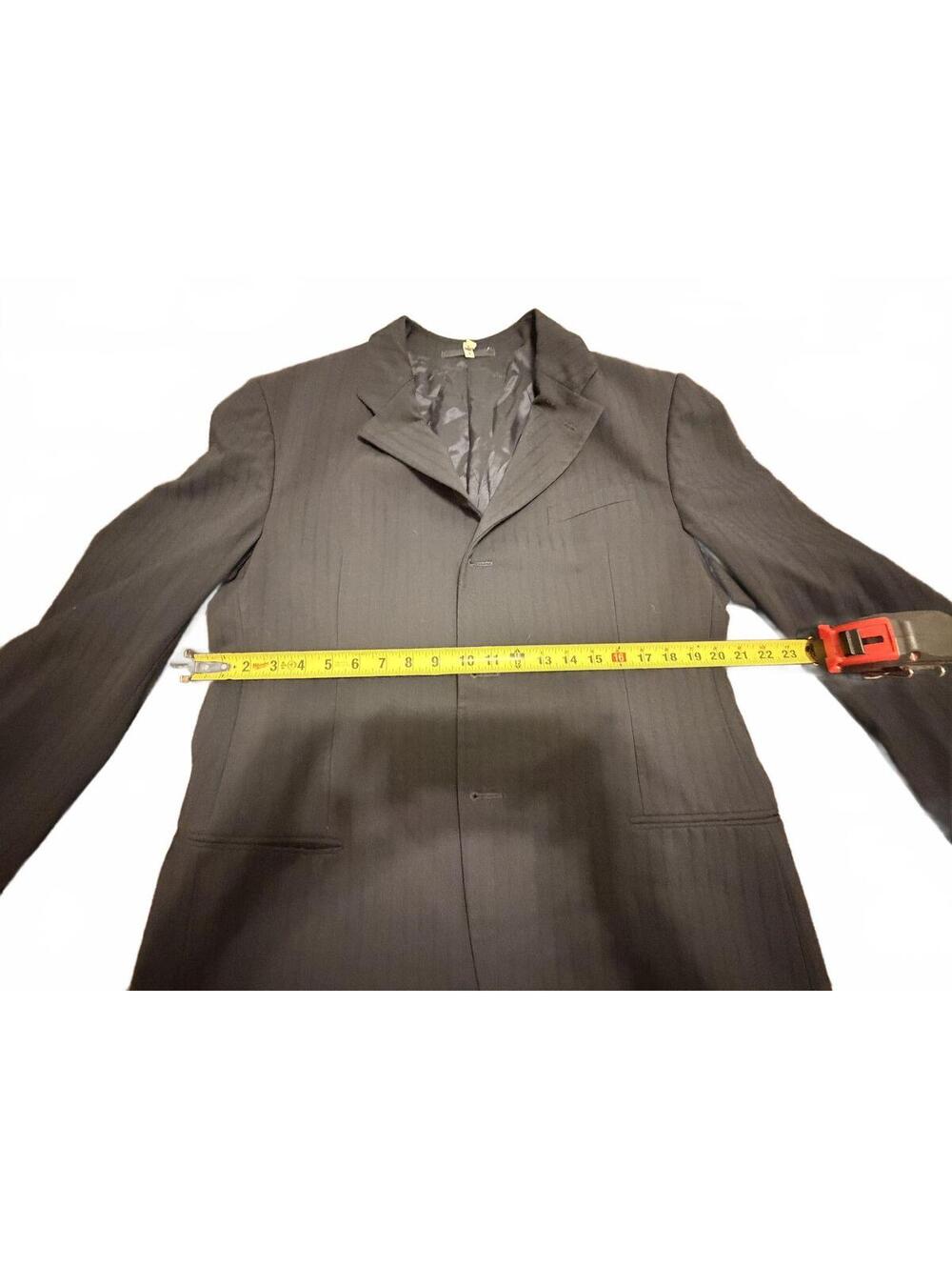 Armani Collezioni Men's Black Pinstripe Blazer, Very Good Condition 40